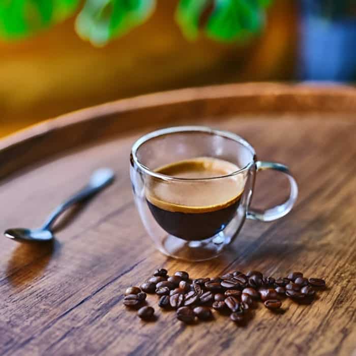 espresso, kaffeeglas, doppelwandglas, espressoglas